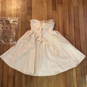 Apricot Color Summer Dress